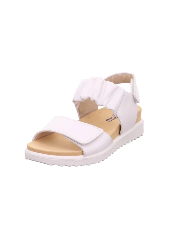 Superfit Legero Women's Move Ankle Strap Sandal, White, 3 UK