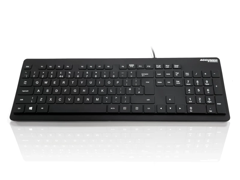 Ceratech AccuMed Accuratus Accumed Value Black Medical Keyboard