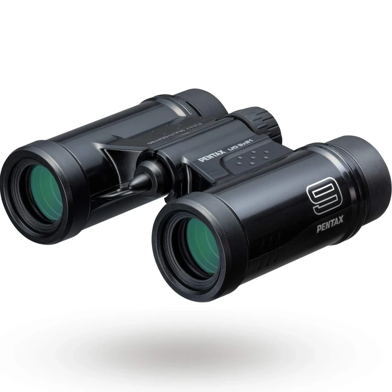 Pentax 61811 Binoculars UD 9x21 - Pink A bright, clear field of view, a compact, lightweight body with roof prism, Fully Multi-Coated optics provides excellent image performance , Black