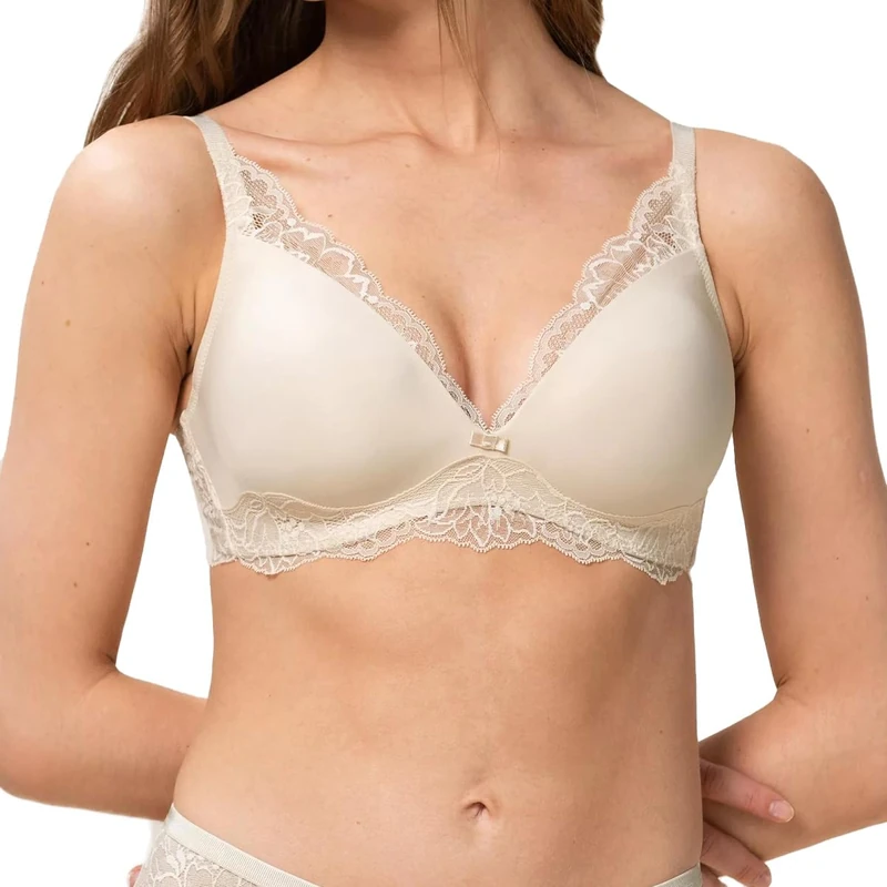 Triumph Womens Amourette Charm Padded Bra, Creamy Dream, 42B UK