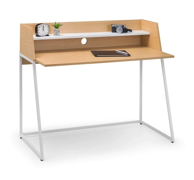 Julian Bowen Palmer Desk, White