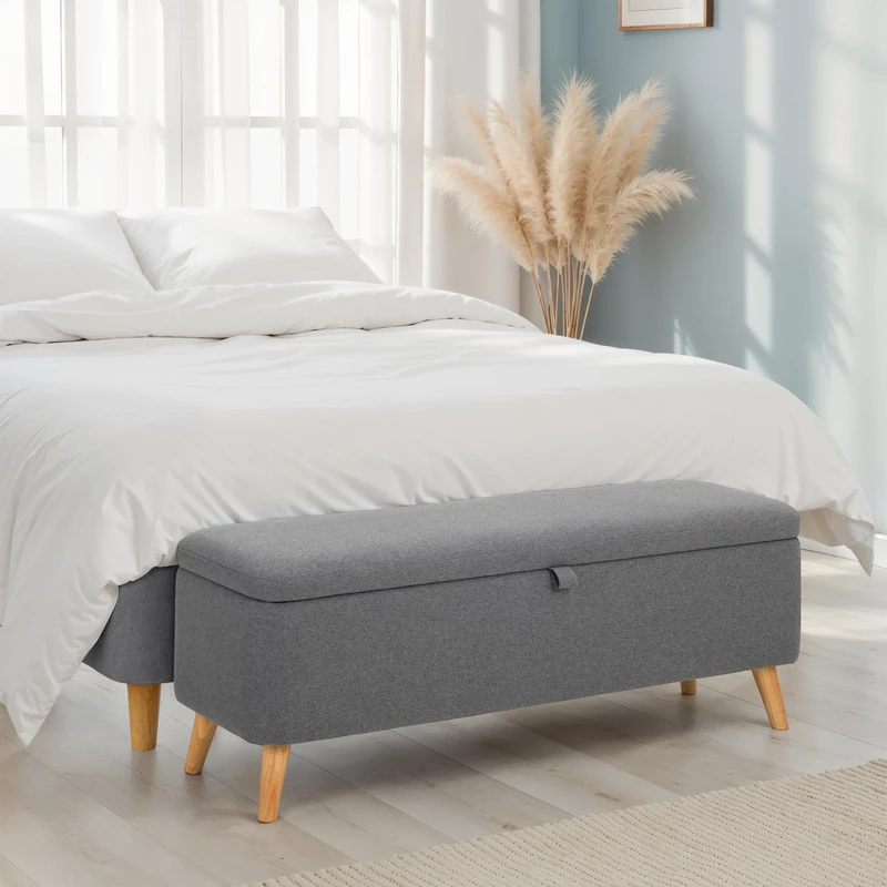 Julian Bowen Astrid Blanket Box, Grey