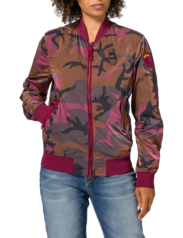 Blauer Men's GIUBBINI Corti SFODERATO BORDATO Jacket, 531 Rosa Erica, L