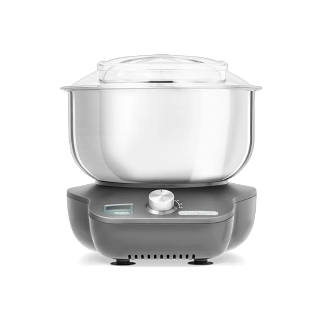 Morphy Richards MixStar Compact Stand Mixer, Dual Rotating Beaters, Whisks & Dough Hooks, Built in Storage, Easy Clean, Dishwasher Safe, Open Top Design, Grey, 400520
