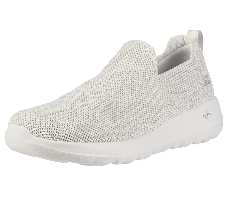 Skechers Men's Go Max-Athletic Air Mesh Slip on Walking Shoe Sneaker, Off-White, 8.5