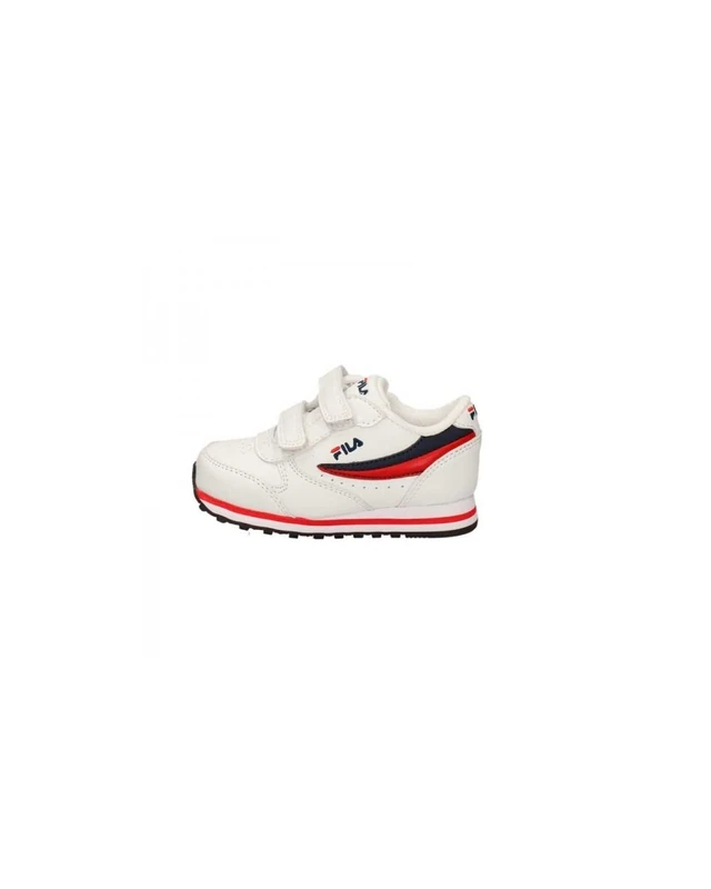 FILA Orbit infants Unisex Babies’ Sneaker, white (White/Dress Blue), 5 UK