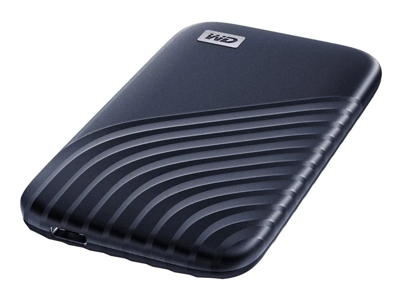 WD My Passport SSD, 2TB Portable External SSD, read speeds up to 1050 MB/s, write speeds up to 1000MB/s, Portable SSD, Works with PC, Xbox and Playstation, Midnight Blue