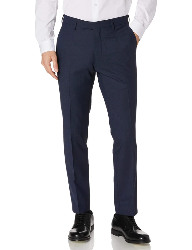 Pierre Cardin Men's Futureflex Ryan Suit Trousers, Blue, 28
