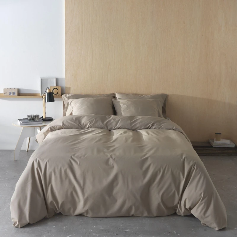 Boheme Duvet Cover Lisa Beig Camel 100% Cotton 200 Threads, Bed 135 cm