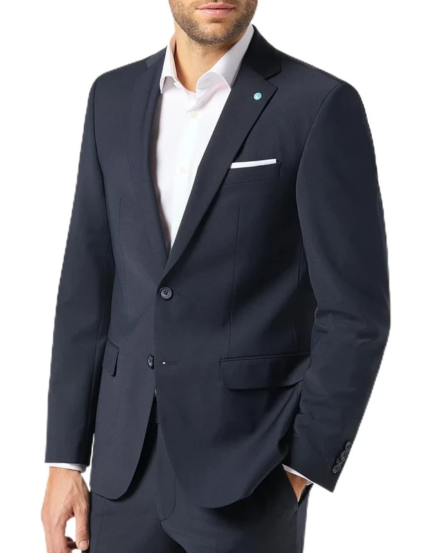 Pierre Cardin Men's 42253-810-14001-3010 Blazer, Blue, 38L