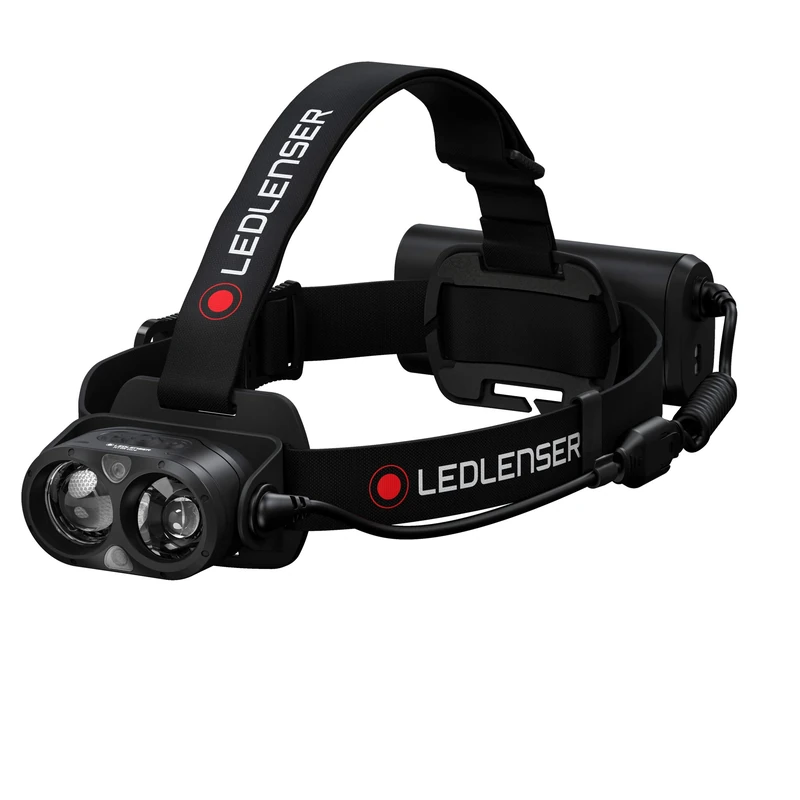 Ledlenser H19R Core Headlamp LED, 3500 lumens, rechargeableer Lithium battery, red light, waterproof IP67, Constant Light, long distance beam 300m, Fusion Light, USB magnetic charging cable, Headlamp