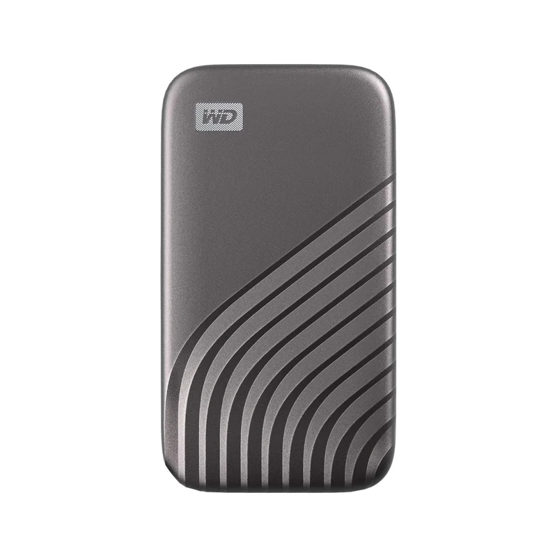 WD My Passport SSD, 2TB Portable External SSD, read speeds up to 1050 MB/s, write speeds up to 1000MB/s, Portable SSD, Works with PC, Xbox and Playstation, Space Grey