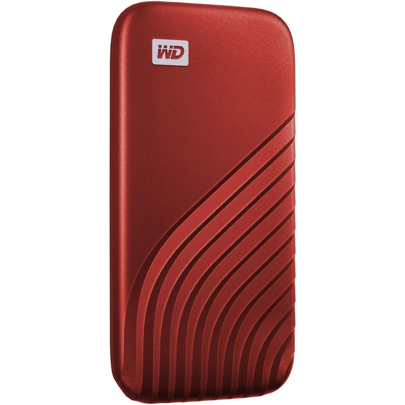 WD My Passport SSD, 2TB Portable External SSD, read speeds up to 1050 MB/s, write speeds up to 1000MB/s, Portable SSD, Works with PC, Xbox and Playstation, Red