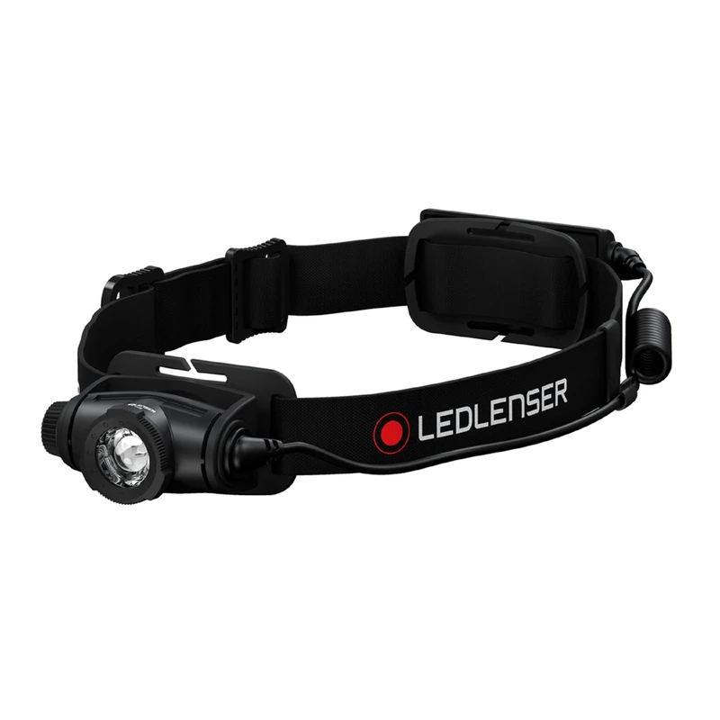 Ledlenser H5R - Rechargeable LED Head Torch, Super Bright 500 Lumens Headlamp, Water Resistant (IP67), Camping, Hiking Equipment, Rechargeable Work Head Torch, Up to 50 Hours Running Time