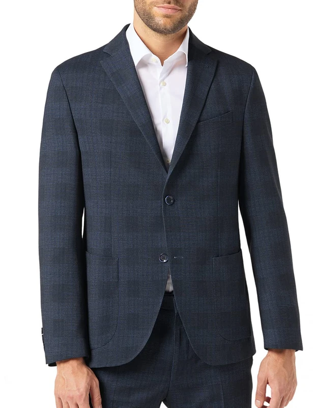 Pierre Cardin Men's 42288-810-14269-3200 Blazer, Blue, 40L