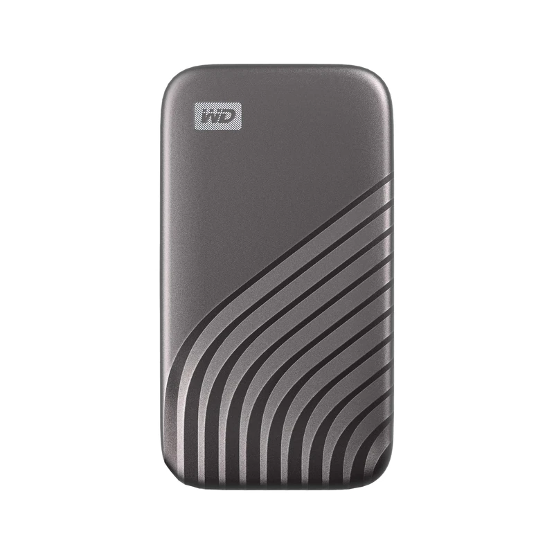 WD 1TB My Passport Portable SSD, External NVMe Solid State Drive, USB-C, up to 1050 MB/s, Works with PC, Xbox and Playstation, 2-meters drop resistance, Space Grey