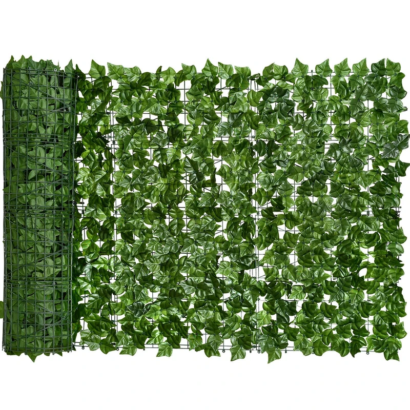 DearHouse Artificial Ivy Privacy Fence Screen, 157.5x39in Artificial Hedges Fence and Faux Ivy Vine Leaf Decoration for Outdoor Decor, Gardenecor, Garden