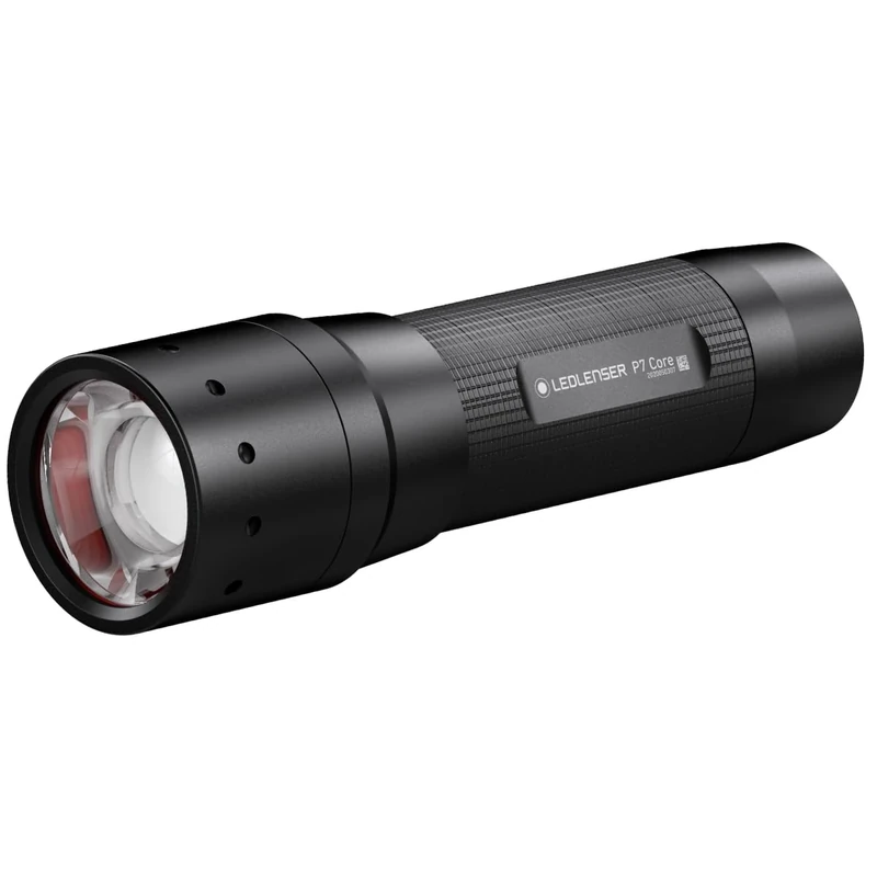 Ledlenser P7 Core | 2020 | LED Torch, 450 lm, Up to 25h Run Time, Focusable 300m Beam, AAA Battery Flashlight, IP54 Water Resistant Inc Wrist Strap for Hiking, Dog Walking, Camping, Security, Police