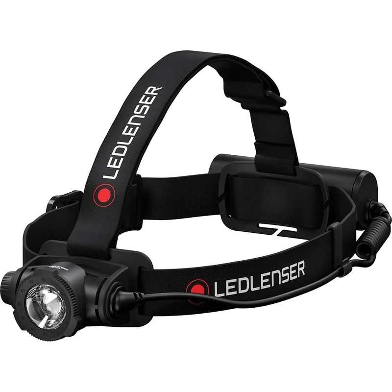 Ledlenser H7R Core Rechargeable Head Torch LED 1000 Lumen, 250m Adjustable Focus, IP68 Waterproof, Up to 65hrs Runtime, Dimmable, Headlamp for Hiking, Camping, Dog Walking, Essential Outdoor Equipment