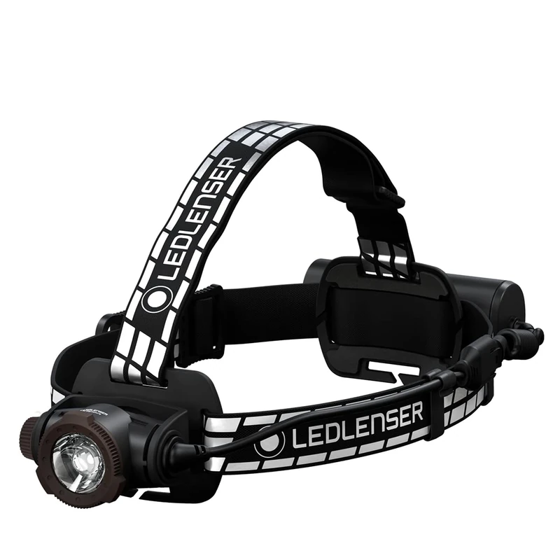 Ledlenser H7R Signature - Rechargeable Outdoor LED Head Torch, Super Bright 1200 Lumens Headlamp, 260 Meter Focus, Camping, Hiking Head Torch Rechargeable, Up to 65 Hours Running Time