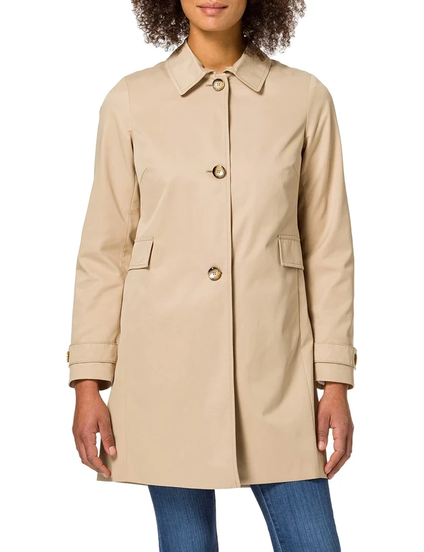 Bugatti Women's 761000-79060 Coat, Beige, 40