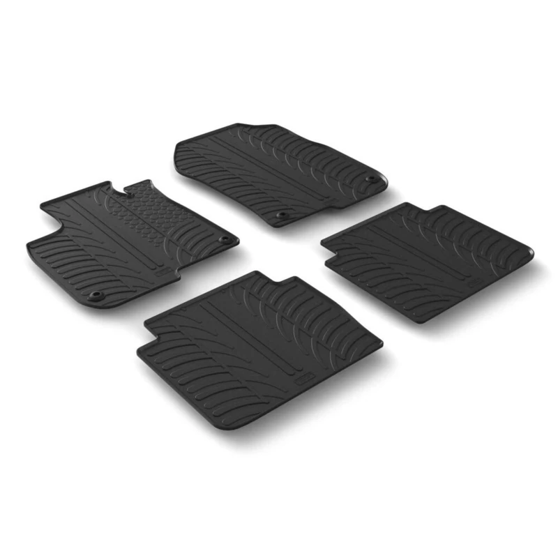 Set of floor mats made of rubber – compatible with Honda CR-V (11/18>) manual transmission - Image 1