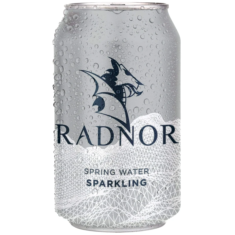 Radnor Sparkling Spring Water Cans - 330ml (Box 24)