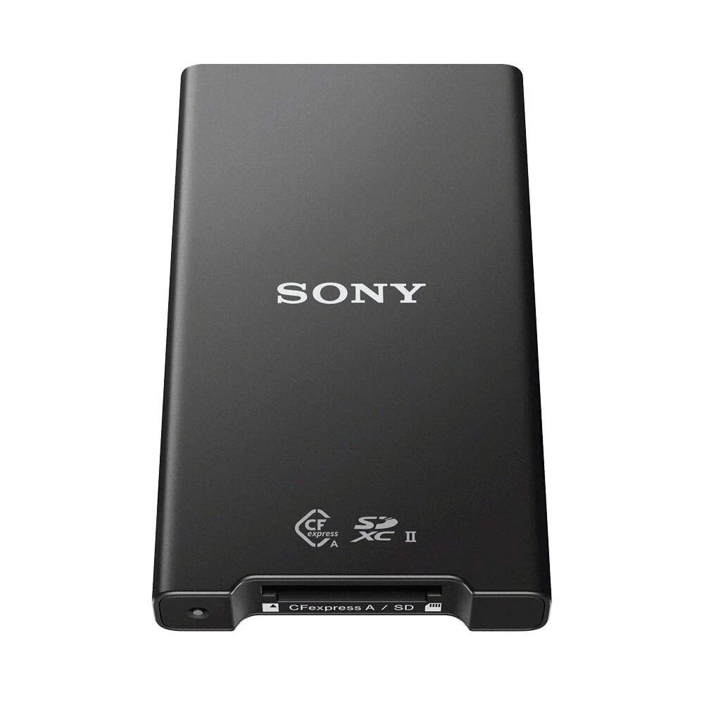Sony CFexpress Type A/SD SuperSpeed 10Gbps Flash Memory Card USB Type-C Reader (compatible with CFE Type A/SDHC & SDXC UHS-I & UHS-II) – MRW-G2,MRWG2.SYM