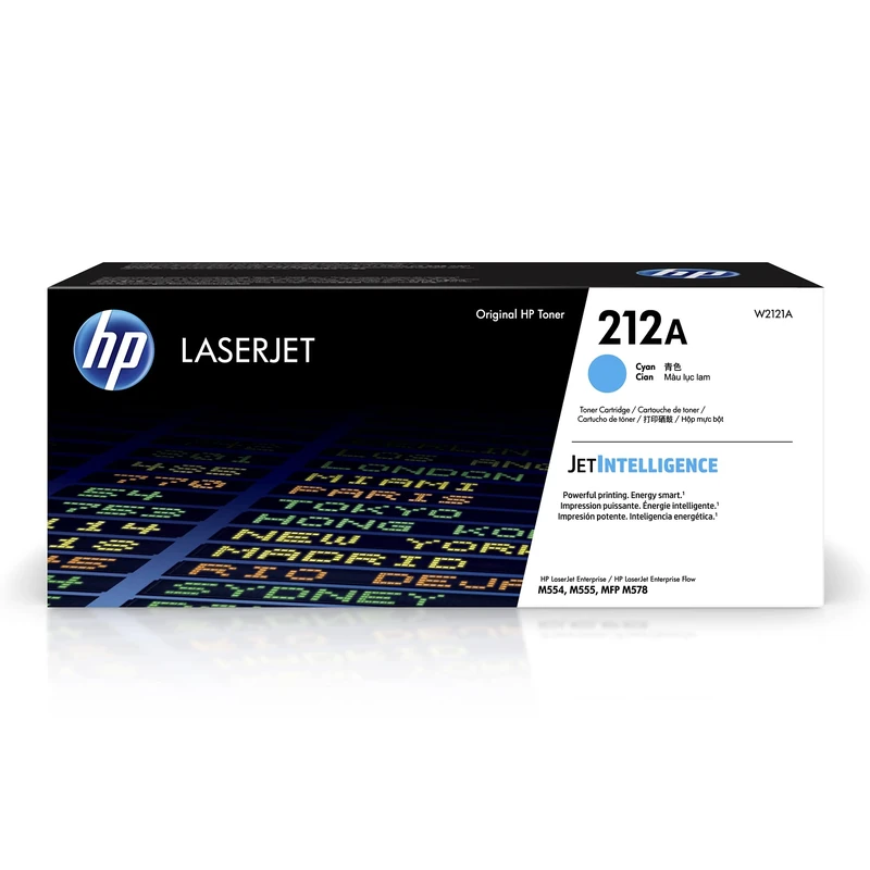 HP W2121A 212A Original LaserJet Toner Cartridge, Cyan, Single Pack