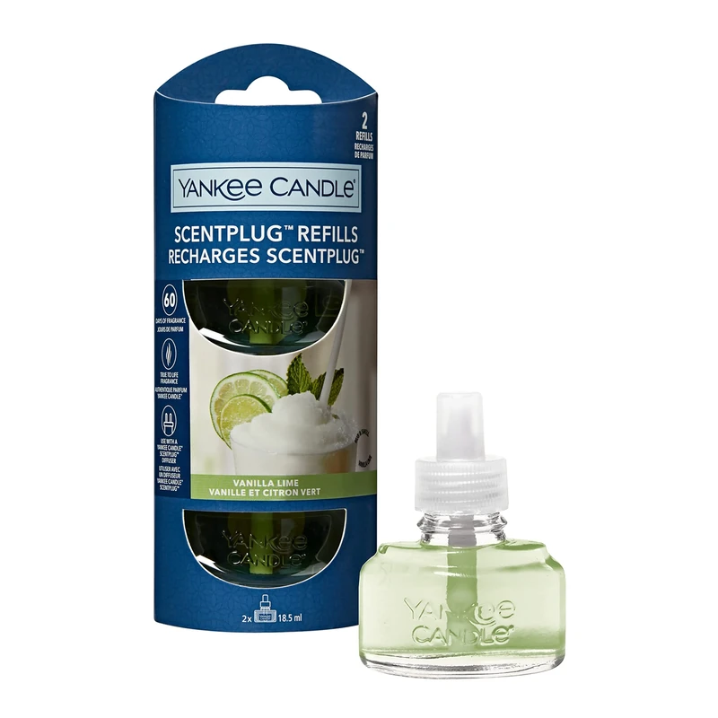 Yankee Candle ScentPlug Vanilla Lime Refills - 2 Count