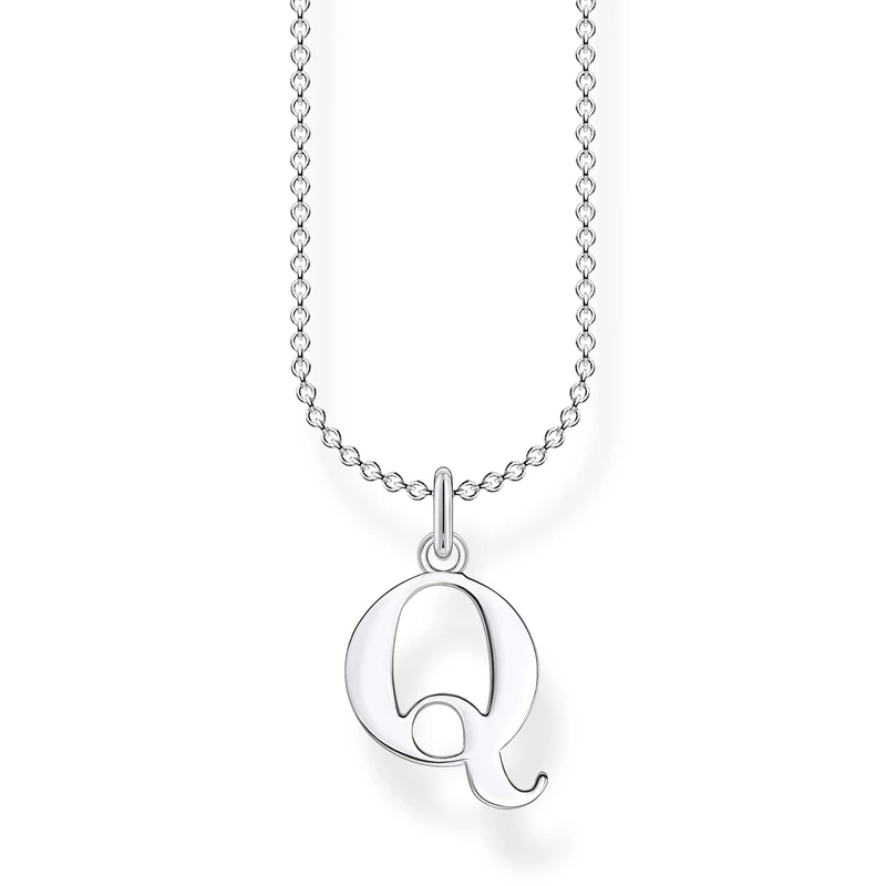 Thomas Sabo Necklace letter Q 925 Sterling Silver - Image 1