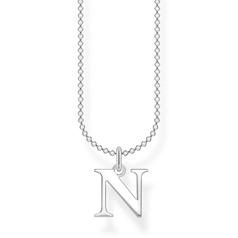 Thomas Sabo Women Necklace letter N 925 Sterling Silver KE2023-001-21