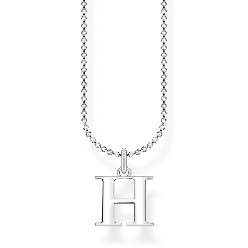 Thomas Sabo Women Necklace letter H 925 Sterling Silver KE2017-001-21