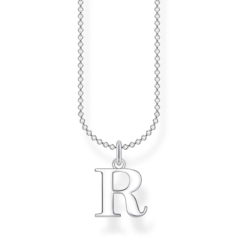 Thomas Sabo Necklace letter R 925 Sterling Silver