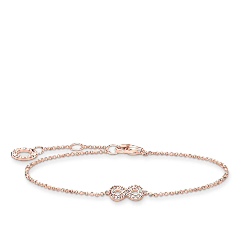 Thomas Sabo Bracelet Infinity rose gold plated silver A2003-416-14-L19V