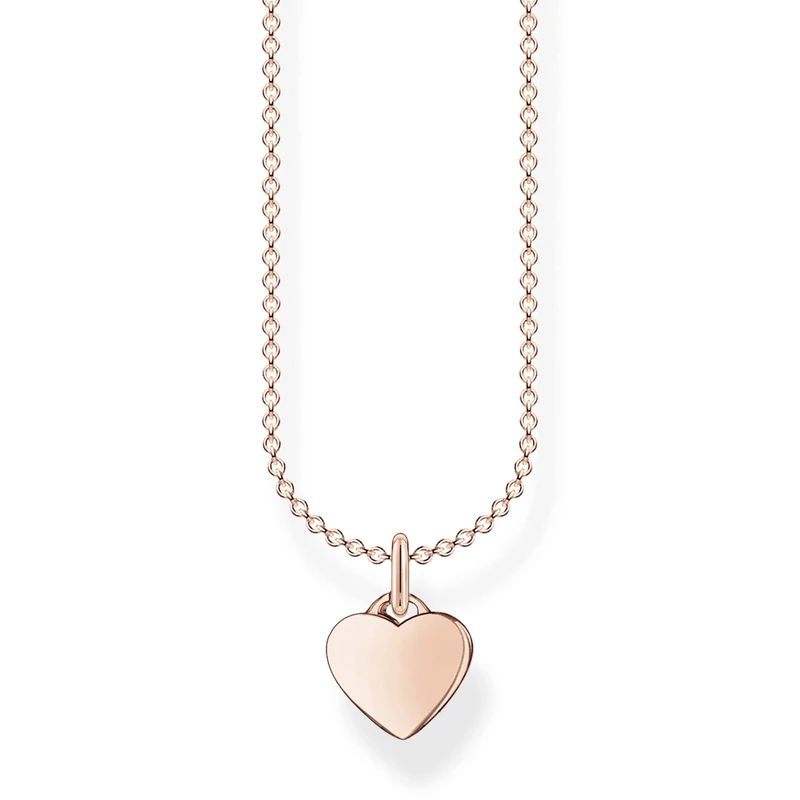 Thomas Sabo necklace heart rose gold plated silver KE2049-415-40-L38V