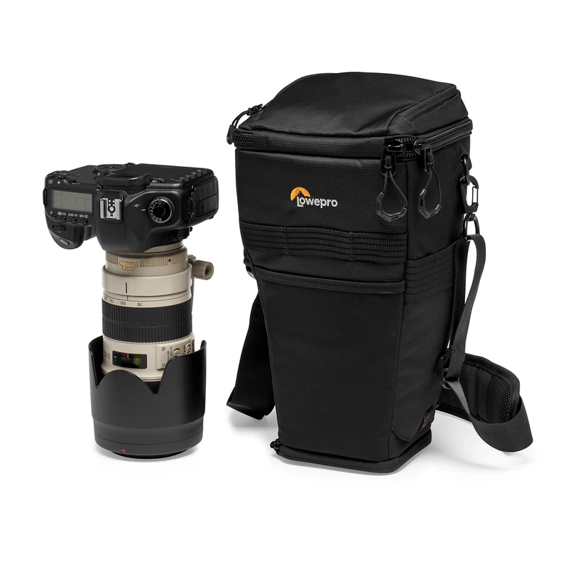 Lowepro ProTactic TLZ 75 AW DSLR toploader - Expand to Hold up to 70-200mm f/2.8 and Lens Hood with Portrait Grip - Camera Gear to Personal belongings - for DSLR Like Canon 5D - LP37279-PWW