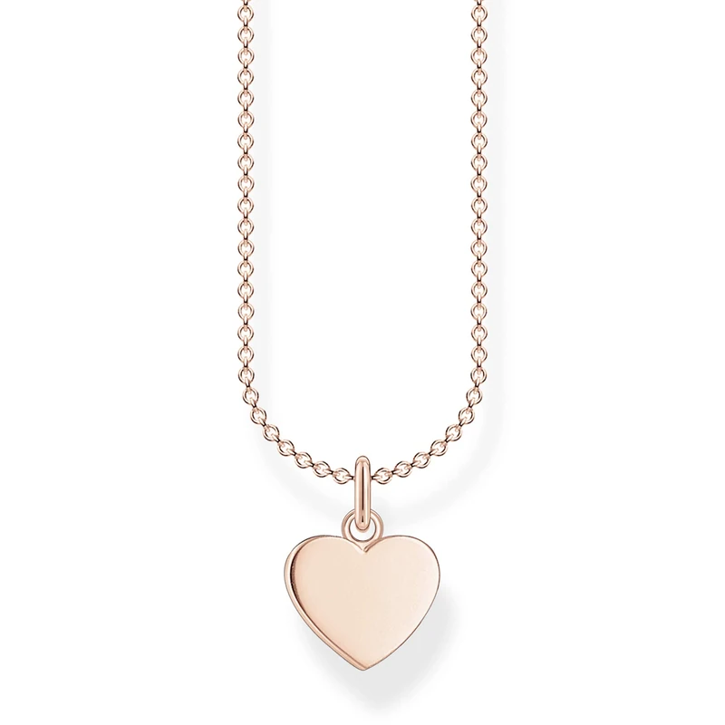 Thomas Sabo Necklace heart rose gold 925 Sterling Silver, 18k Rose Gold Plating - Image 1