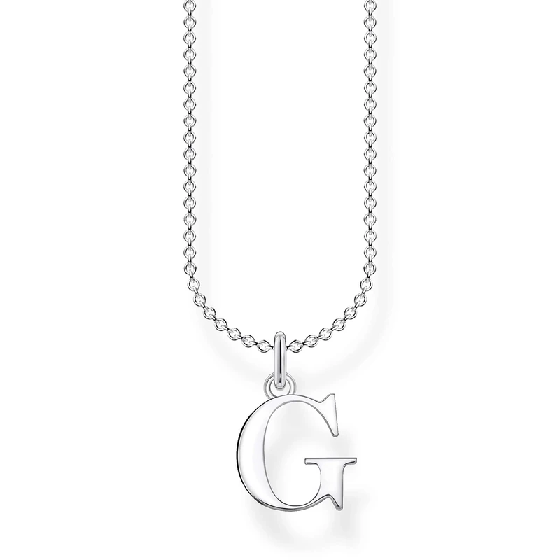 Thomas Sabo Women Necklace letter G 925 Sterling Silver KE2016-001-21