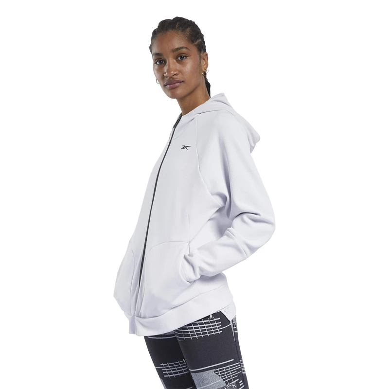 Reebok TS QC Fullzip Hoodie Woman Porcelain XL - Image 1