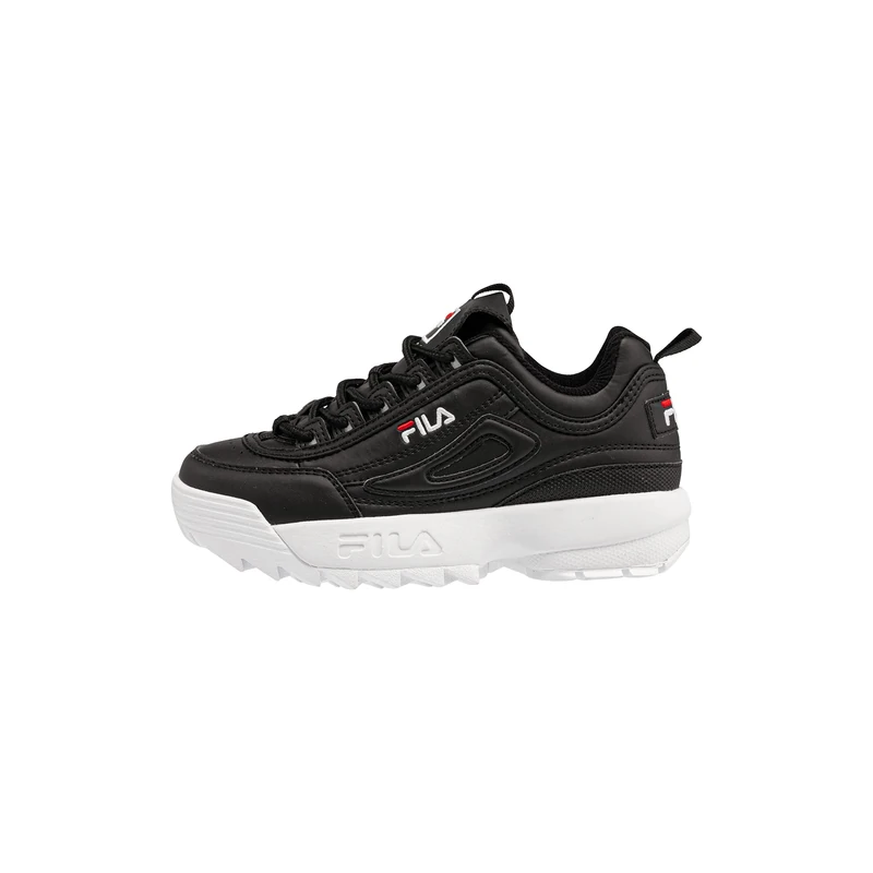 Fila Unisex Kids Disruptor Sneaker, Black, 5.5 UK