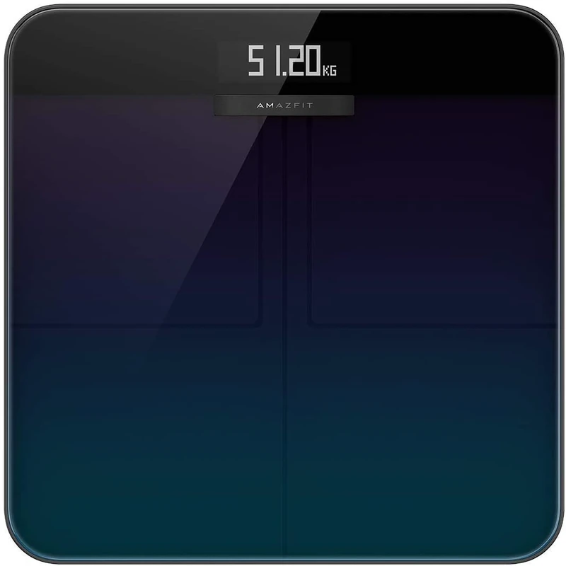 Amazfit Smart Scale, Digital Person Weighing Scale Impedance Scale with 16 Measuring Indices Fat Mass, Lean Mass and Basal Metabolism, App for IOS and Andriod - Image 1