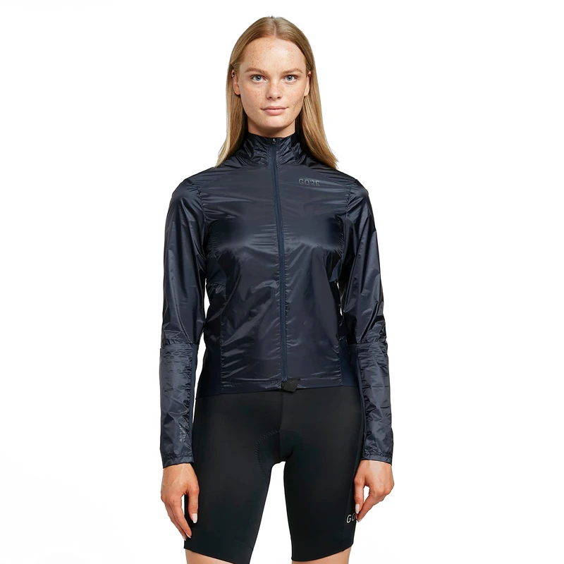 GORE WEAR Women's Ambient Jacket, GORE-TEX INFINIUM, XS/36, Orbit Blue