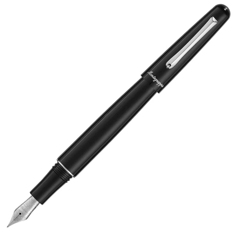 Montegrappa Fountain Pen Elmo 01 Fountain, Black, Stub 1.1