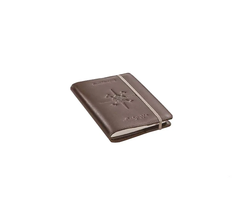 Ernest Hemingway Leather Notebook Cover, A6 - Image 1