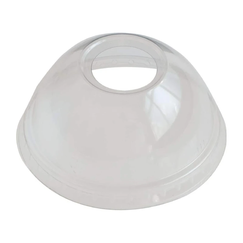 eGreen RPET Dome Lid with Straw Hole 93mm (Pack of 1000)