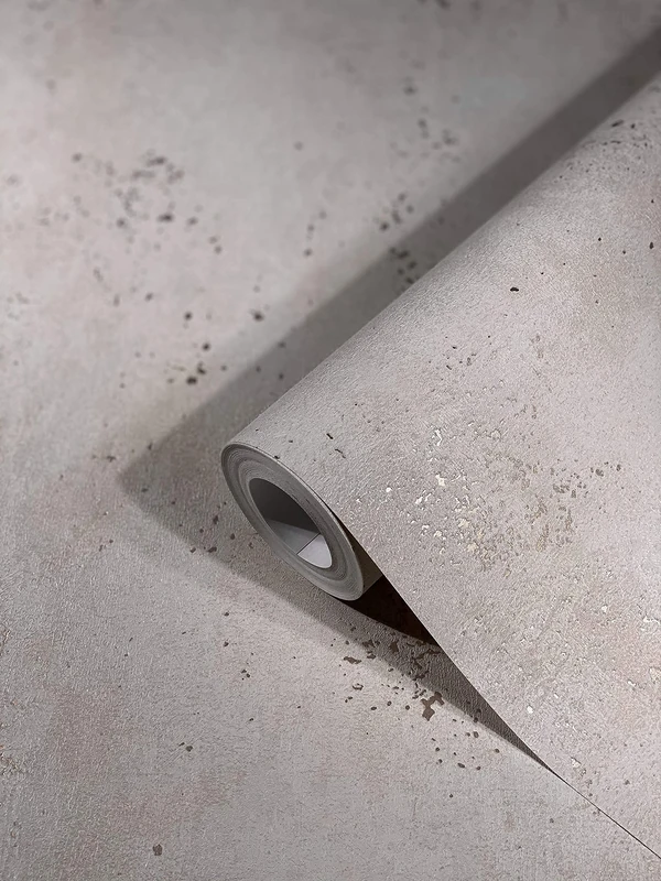 Marburg Wallpaper White Beige Grey Concrete Look Non-Woven Wallpaper Concrete Industrial 100% Made in Germany Premium Quality 10,05 x 0,53m - Image 1