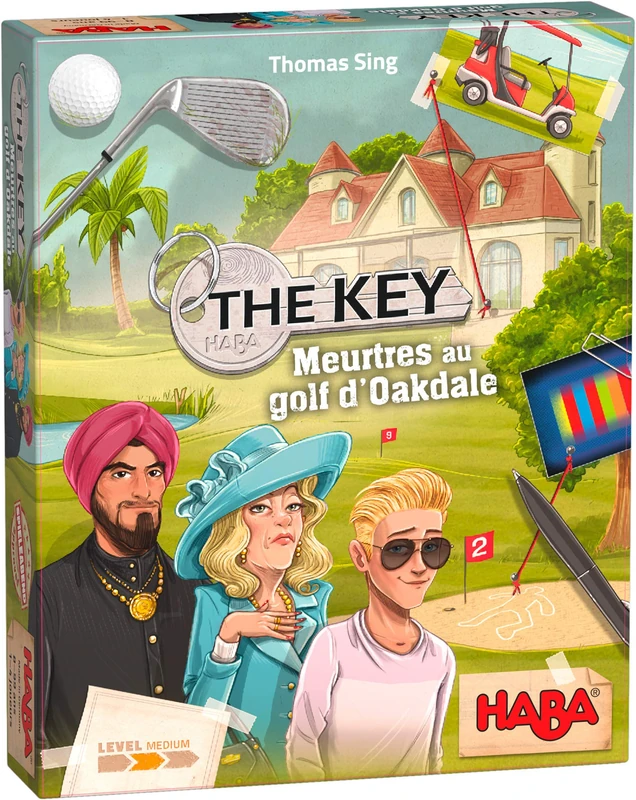 HABA The Key - Oakdale Golf Meurtres 305611 Board Game