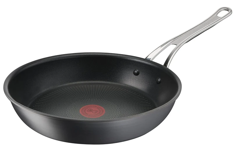 Tefal Jamie Oliver Cook’s Classics Frying Pan, 30cm, Hard Anodised Aluminium, Non-Stick, Oven-Safe, Induction Compatible, Riveted Handle, Black – H9120744