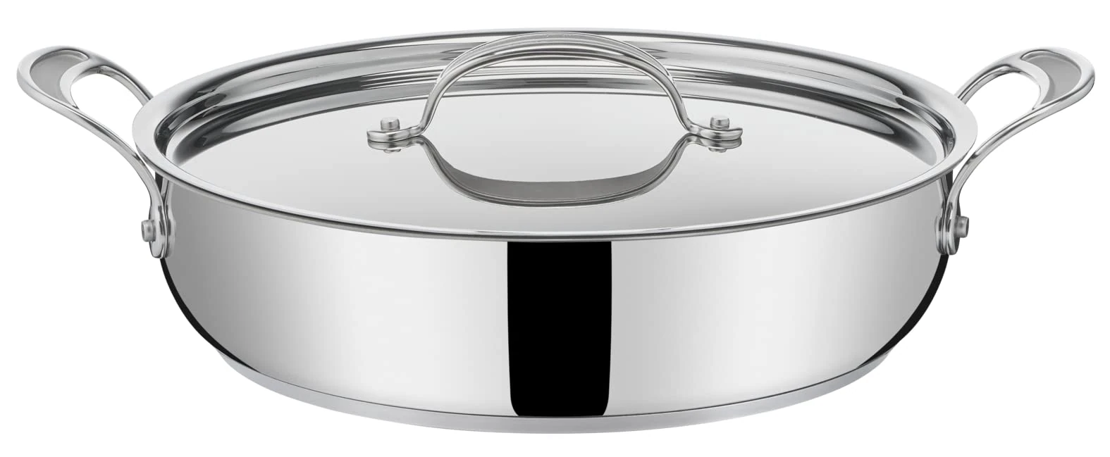 Tefal Jamie Oliver Cooks Classic Stainless Steel 30cm Shallow Pan